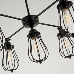 Κρεμαστά Φωτάκια Traditional Classic Rustic Lodge Retro Metal 5 φωτάκια