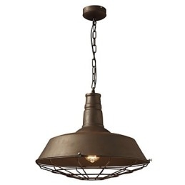 Retro κρεμαστό φωτιστικό 1 Light Old Metal Materila Shade Shop