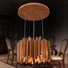 Πολυέλαιος Hotel Engineering Wood Art Line