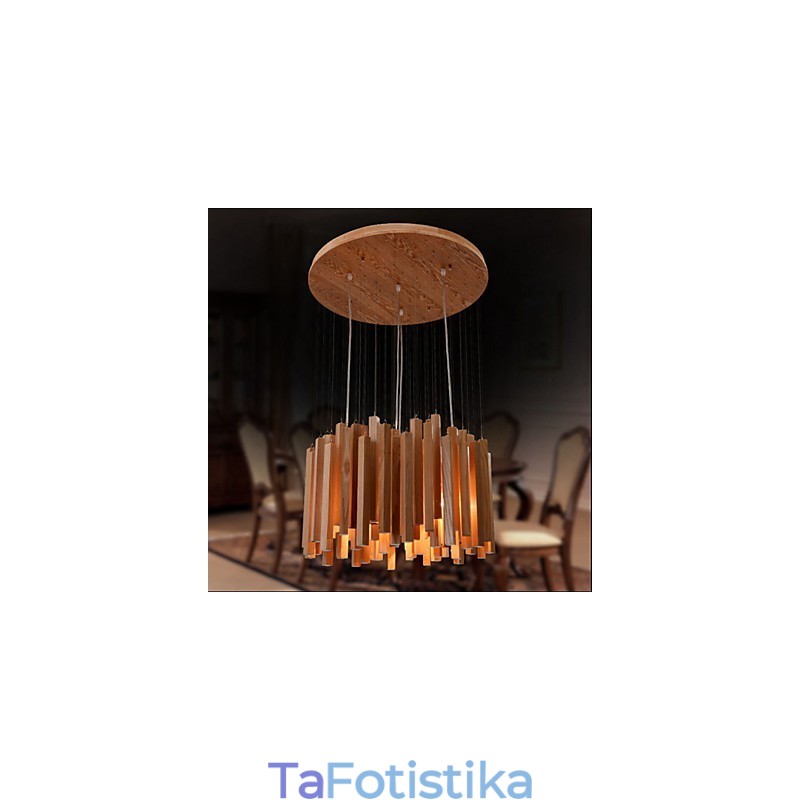 Πολυέλαιος Hotel Engineering Wood Art Line