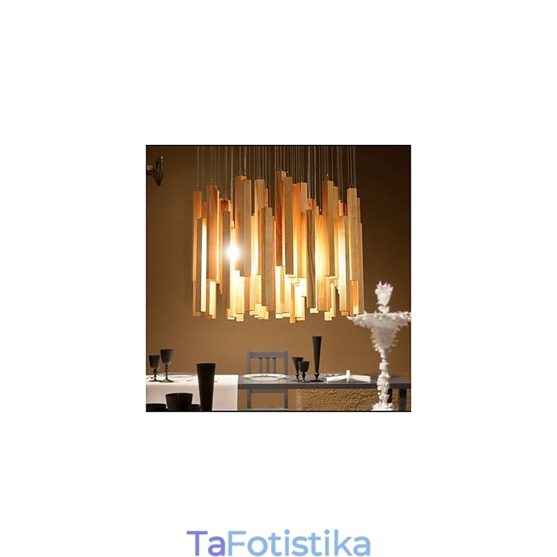 Πολυέλαιος Hotel Engineering Wood Art Line