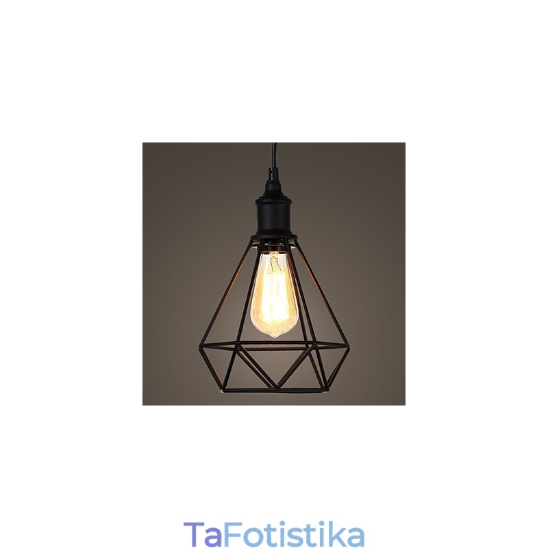 Amercian Small Steel Birdcage κρεμαστό Vintage ρετρό DIY Drop Light βιομηχανικό φωτιστικό για διακόσμηση σπιτιού