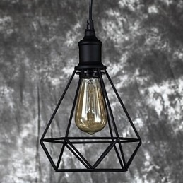 Amercian Small Steel Birdcage κρεμαστό Vintage ρετρό DIY Drop Light βιομηχανικό φωτιστικό για διακόσμηση σπιτιού