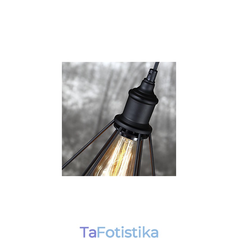 Amercian Small Steel Birdcage κρεμαστό Vintage ρετρό DIY Drop Light βιομηχανικό φωτιστικό για διακόσμηση σπιτιού