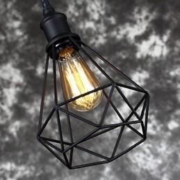Amercian Small Steel Birdcage κρεμαστό Vintage ρετρό DIY Drop Light βιομηχανικό φωτιστικό για διακόσμηση σπιτιού