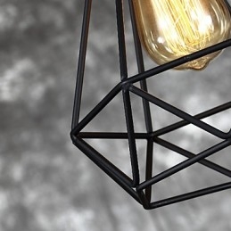 Amercian Small Steel Birdcage κρεμαστό Vintage ρετρό DIY Drop Light βιομηχανικό φωτιστικό για διακόσμηση σπιτιού