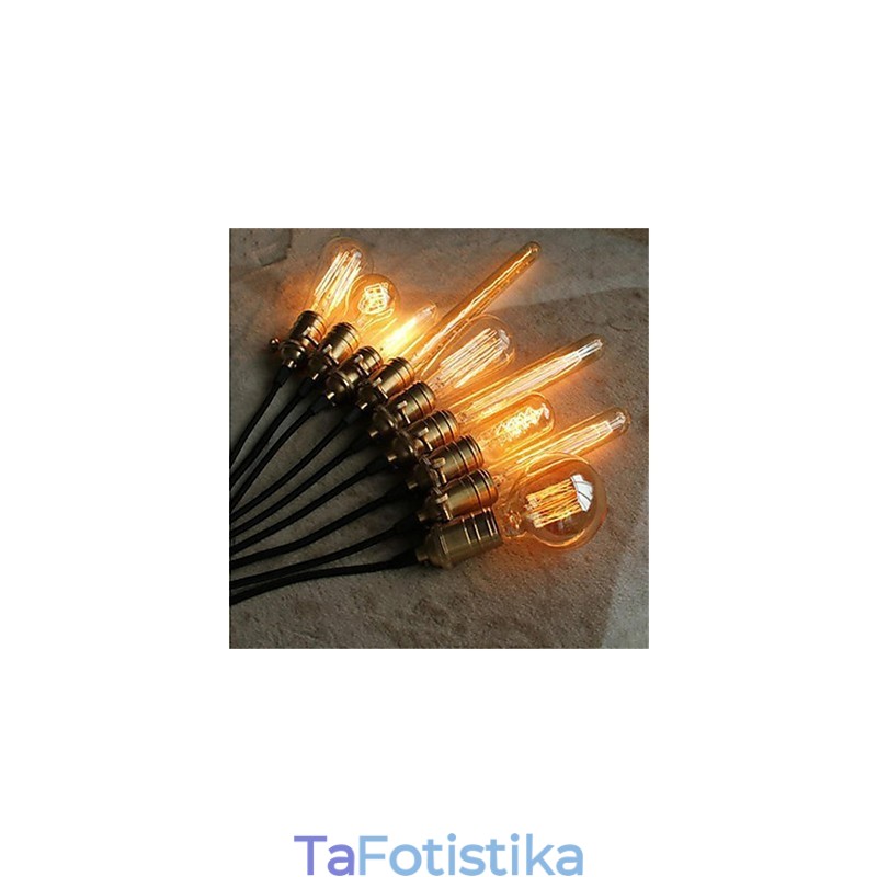 Αμερικάνικος ρετρό μινιμαλιστικός μονός χάλκινος λαμπτήρας πολυελαίου