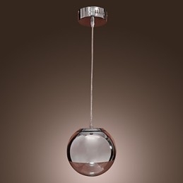 Μοντέρνο μοντέρνο κρεμαστό φως Globe Mini Style Χρώμιο μεταλλικό κρεμαστό φως