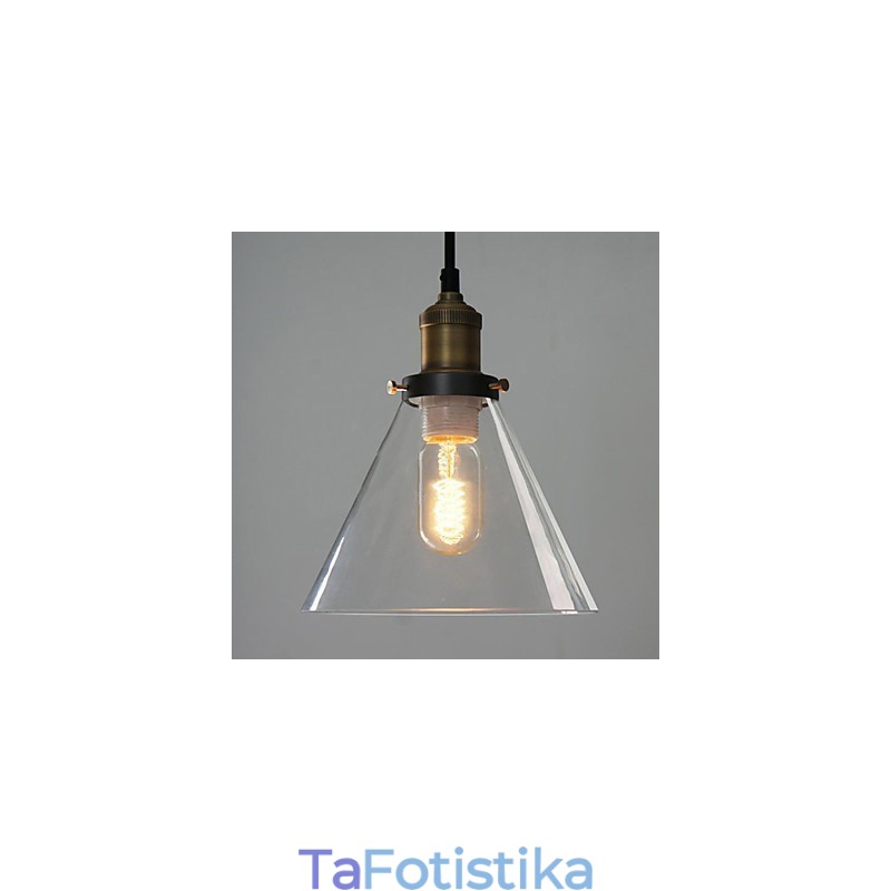 Παραδοσιακό Κλασικό Vintage Μπολ Μίνι Ζωγραφική Μεταλλικό Κρεμαστό Φωτιστικό