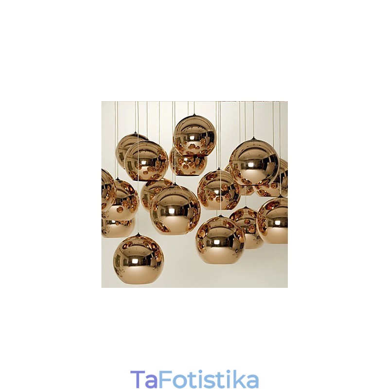 Φωτιστικό κρεμαστό σφαιρικό κρεμαστό φως Creative απλό γυαλί Nordic Retro