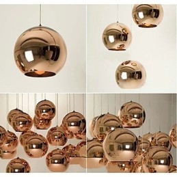 Φωτιστικό κρεμαστό σφαιρικό κρεμαστό φως Creative απλό γυαλί Nordic Retro