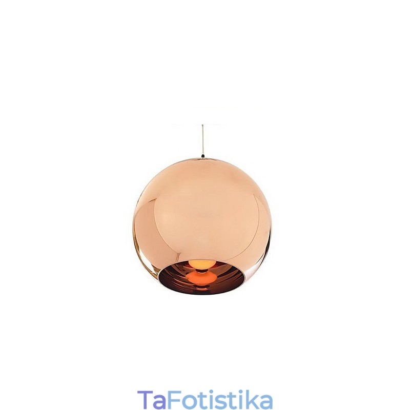 Φωτιστικό κρεμαστό σφαιρικό κρεμαστό φως Creative απλό γυαλί Nordic Retro
