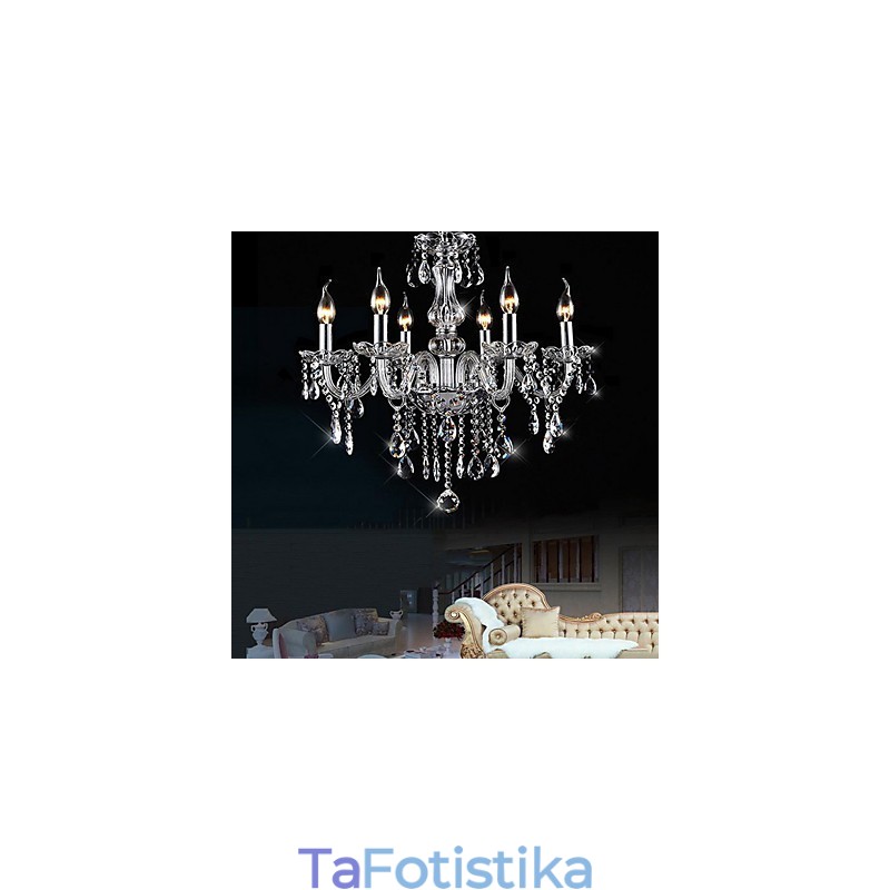 Παραδοσιακός Κλασικός Vintage Κρυστάλλινος Επιμεταλλωμένος Κρυστάλλινος Πολυέλαιος