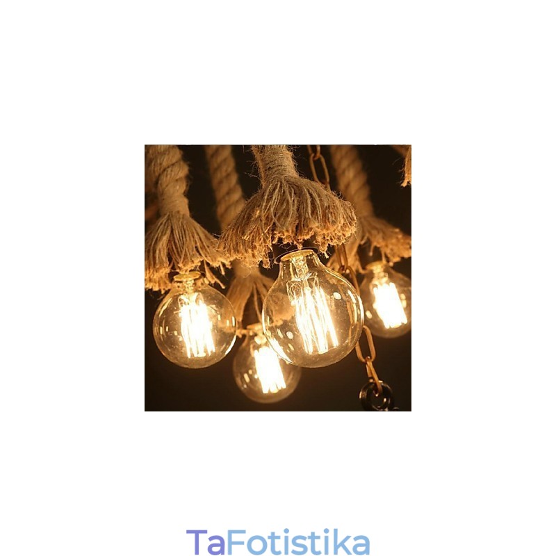 Vintage Πλαστικό Κρεμαστό Φωτιστικό Ζωγραφικής