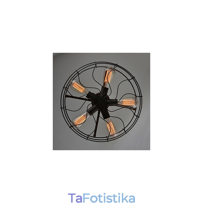 Σοφίτα Vintage Δημιουργικές Λάμπες Φωτισμού Αμερικάνικου Χώρας Μινιμαλιστικός πολυέλαιος βιομηχανικός ανεμιστήρας