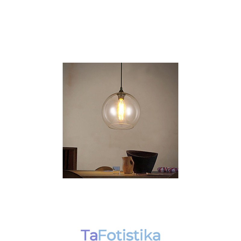 Creative Nordic Contracted Rural Glass Ball Single Head DropLight