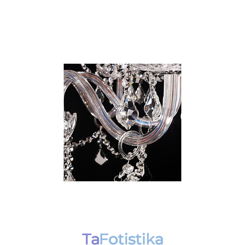 Chandelier Crystal Luxury Modern Living 8 Lights