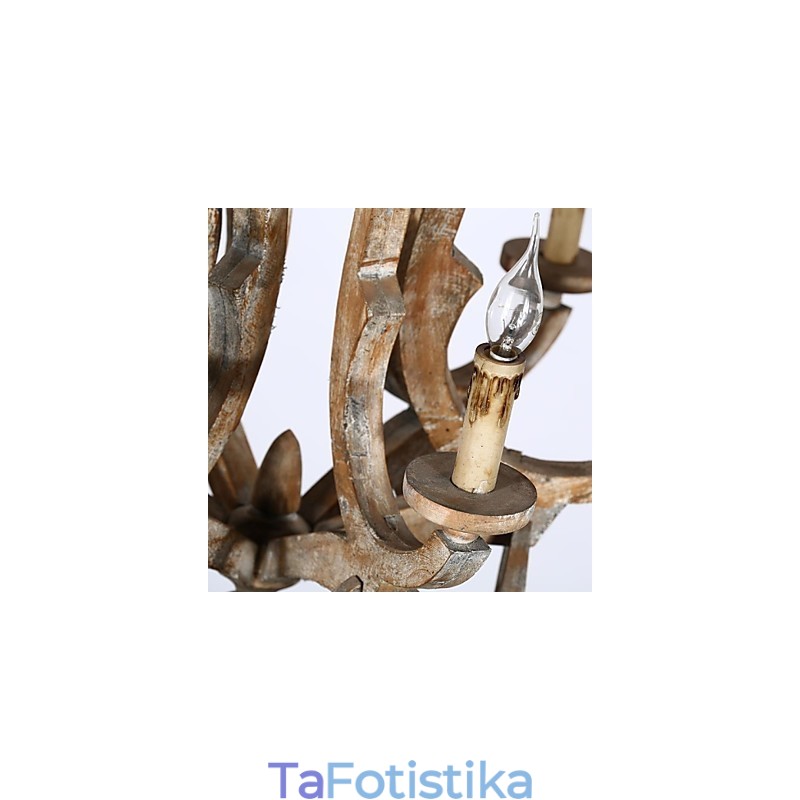 Μεταλλικός πολυέλαιος ζωγραφικής Vintage Retro Mini Style