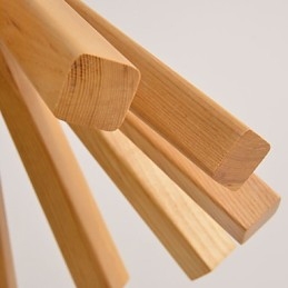 Φωτιστικό κρεμαστό ρετρό Country Wood Bamboo