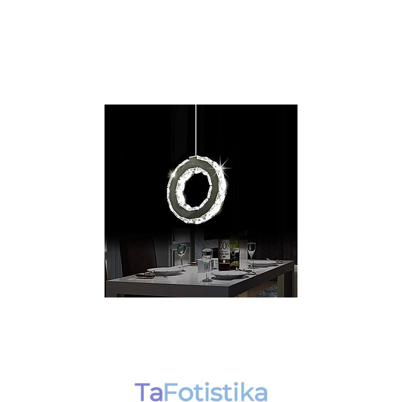 Μοντέρνο Σύγχρονο Κρυστάλλινο Μεταλλικό Κρεμαστό Φωτιστικό