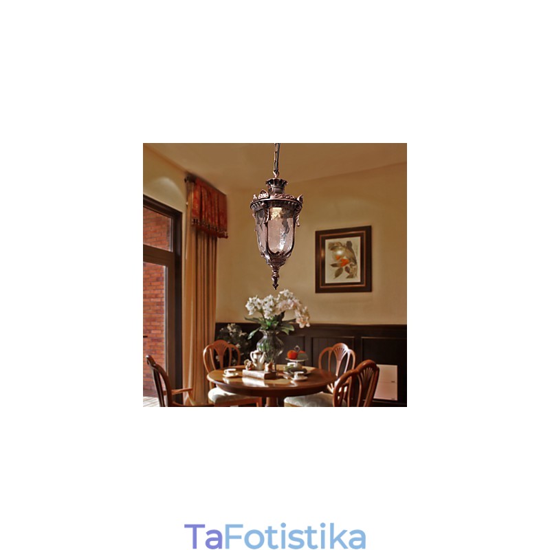 Κρεμαστό φωτιστικό αντίκες με 1 φως