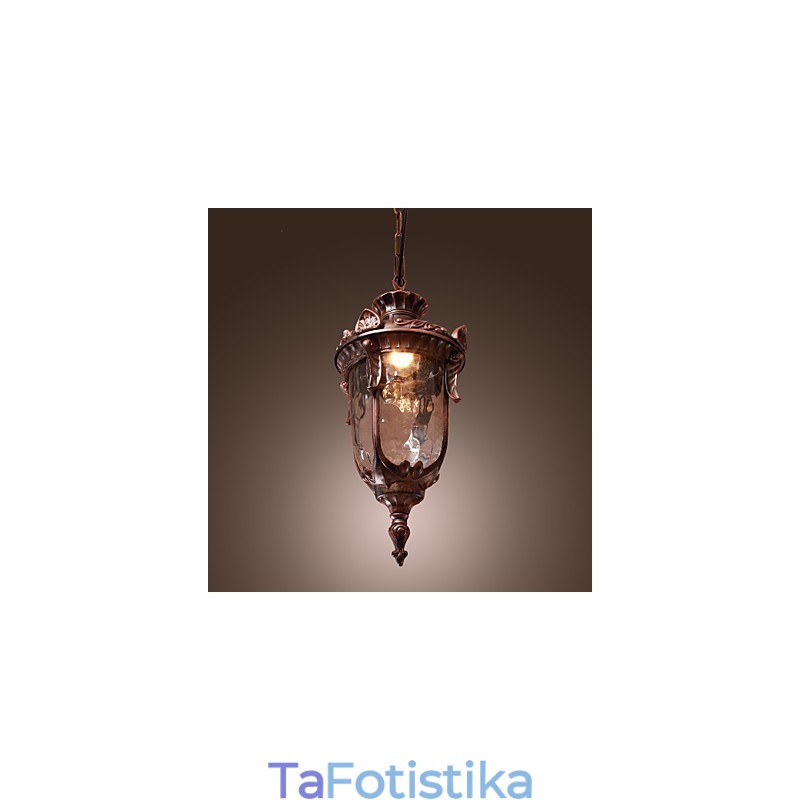 Κρεμαστό φωτιστικό αντίκες με 1 φως