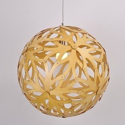Φωτιστικό κρεμαστό ρετρό Country Wood Bamboo