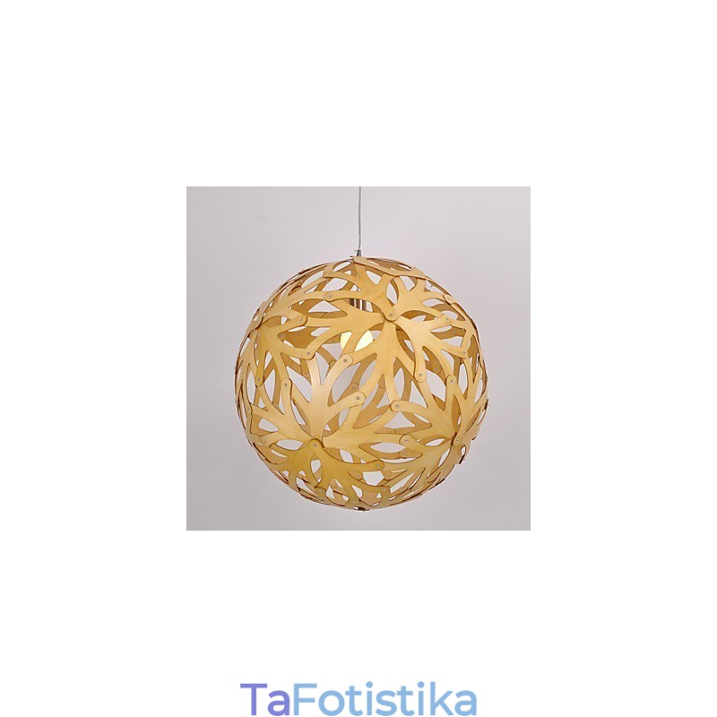 Φωτιστικό κρεμαστό ρετρό Country Wood Bamboo