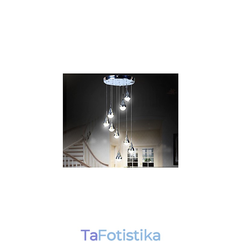 Φωτιστικά και Φανάρια Σκάλας 9 Κεφαλής Φωτιστικό Οροφής