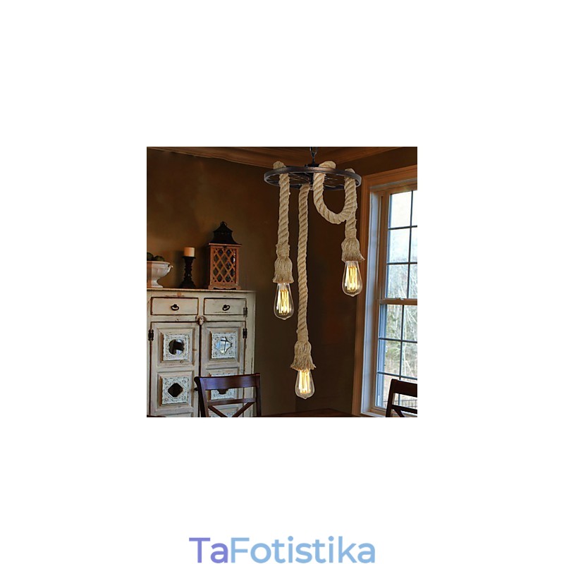 Ρετρό Μίνι Ηλεκτροεπιμεταλλωμένο Μεταλλικό Κρεμαστό Φωτιστικό