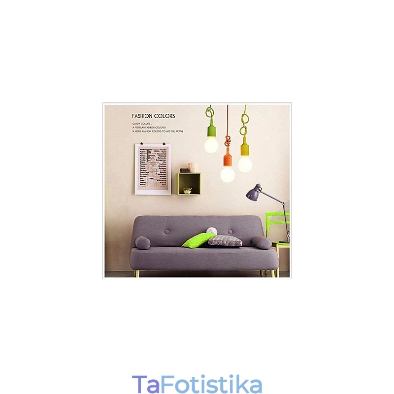Μίνι μενταγιόν 1 Ανοιχτόχρωμα μοντέρνα μινιμαλιστικά χρώματα καραμέλας σιλικόνης