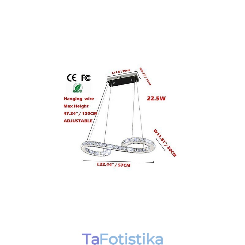 Μοντέλο Κρεμαστό Φωτιστικό Μοντέρνα Κρυστάλλινα Φωτιστικά Φωτιστικά Πολυτελή Φωτιστικά Οροφής