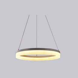1 Δαχτυλίδι 3 Δαχτυλίδια Πολυέλαιος Art Deco 60cm Κρεμαστό Φως 36W