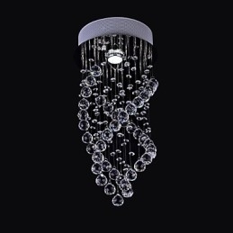 Σύγχρονη μοντέρνα βάση Crystal Chrome Crystal Flush