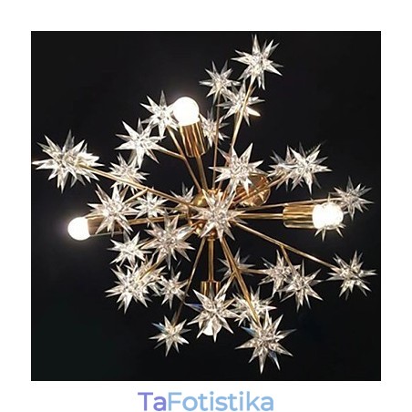 Creative Spark Wrought Iron Ball Stars Droplight Atmosphere Creative Spark Wrought Iron Ball Stars Droplight Atmosphere