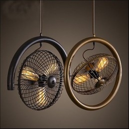 Κρεμαστό φωτιστικό Retro Industrial Wind ανεμιστήρα αμερικανικού στυλ