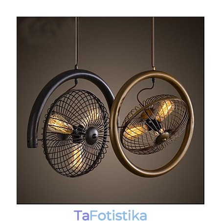 Κρεμαστό φωτιστικό Retro Industrial Wind ανεμιστήρα αμερικανικού στυλ Κρεμαστό φωτιστικό Retro Industrial Wind ανεμιστήρα αμερικανικού στυλ
