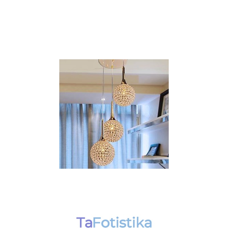 Μοντέρνο κρυστάλλινο πιάτο πολυελαίου