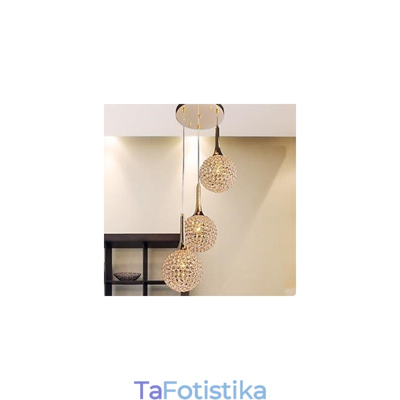 Μοντέρνο κρυστάλλινο πιάτο πολυελαίου