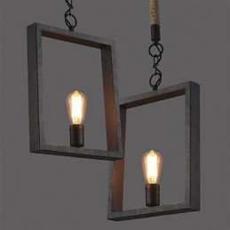 Κρεμαστό Rustic Lodge Vintage Retro Dining Shopping Store Metal