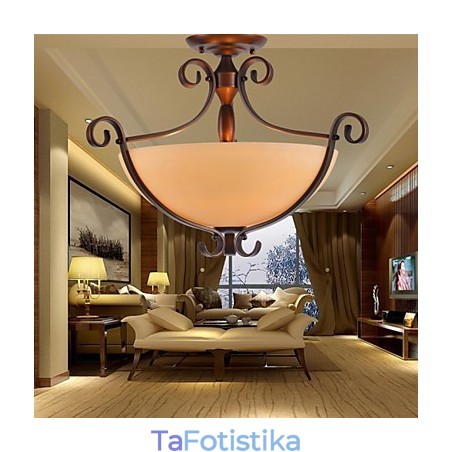Μεταλλικό κρεμαστό φως ζωγραφικής Rustic Lodge Vintage Mini Style Μεταλλικό κρεμαστό φως ζωγραφικής Rustic Lodge Vintage Mini Style
