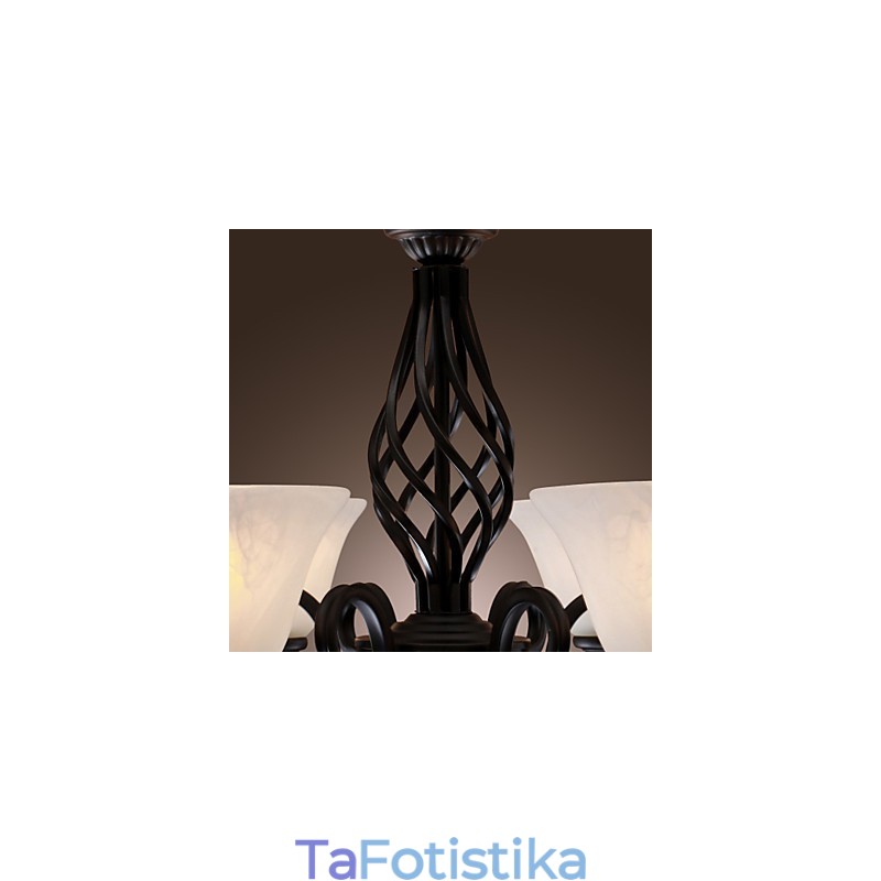 Παραδοσιακό Κλασικό Στυλ Κερί Άλλα Πολυέλαιος