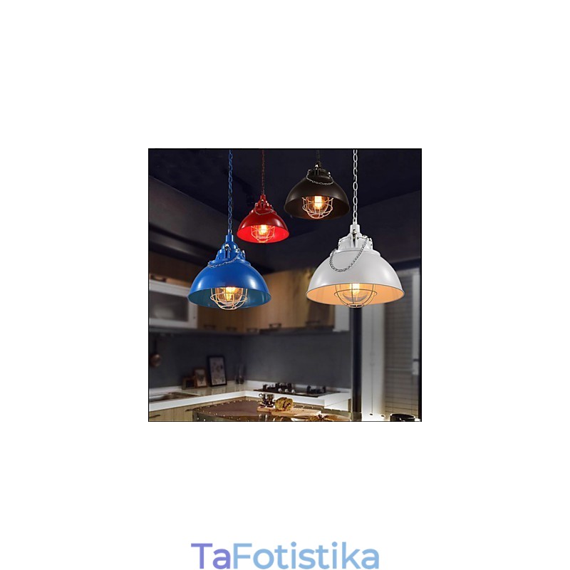 Η Μεταλλική Σιδερένια λάμπα Πολυέλαιος Μονοκεφαλής Γλάστρας
