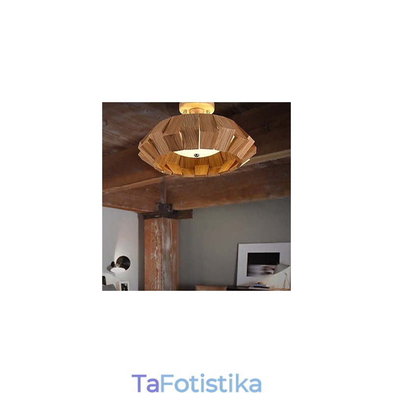 Μοντέρνο μοντέρνο Country Mini Style Others Ξύλο μπαμπού μενταγιόν φωτιστικό