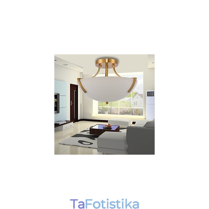 Μεταλλικό κρεμαστό φως ζωγραφικής Rustic Lodge Vintage Mini Style