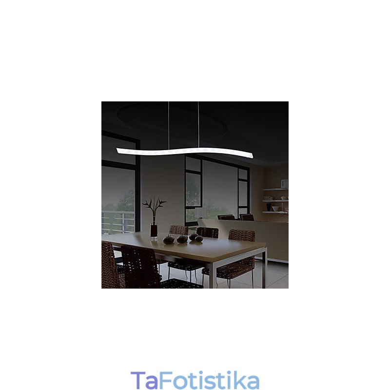 Μοντέρνο Σύγχρονο Φωτιστικό Κρεμαστό Χρώμιο