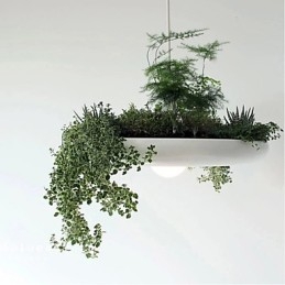 Αλουμίνιο Droplight Nordic Creative Contracted Sky Garden Lamps and Lanterns Light No Soil Plant
