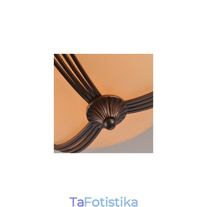 Μεταλλικό κρεμαστό φως ζωγραφικής Rustic Lodge Vintage Mini Style