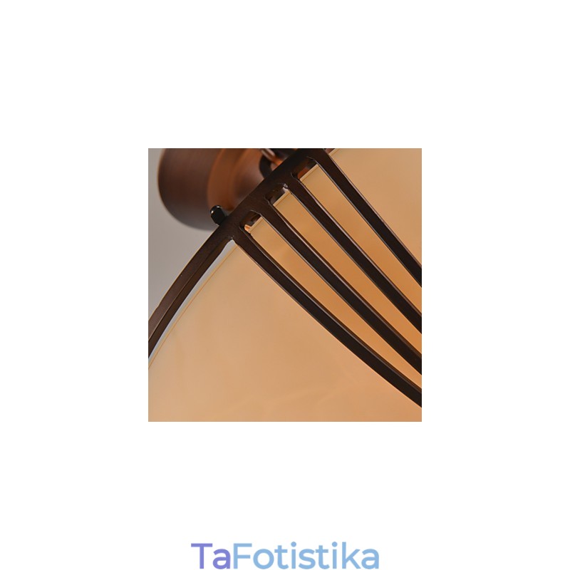 Μεταλλικό κρεμαστό φως ζωγραφικής Rustic Lodge Vintage Mini Style