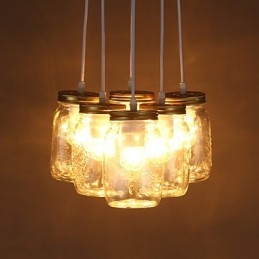 Creative Wishing Bottle Γυάλινο Γλυκό Παιδικό Φωτιστικό Τριών Droplight